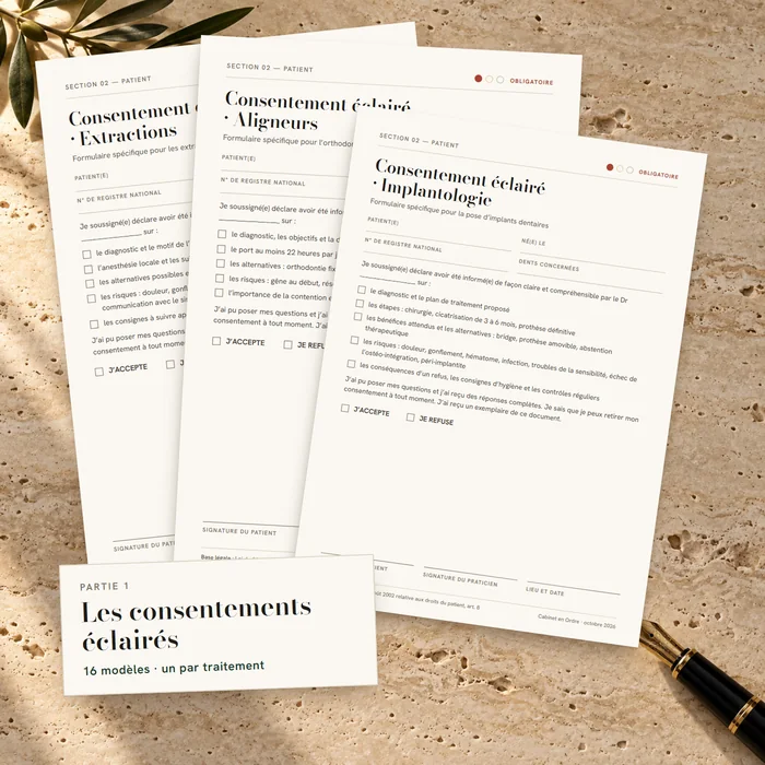 Les consentements par traitement