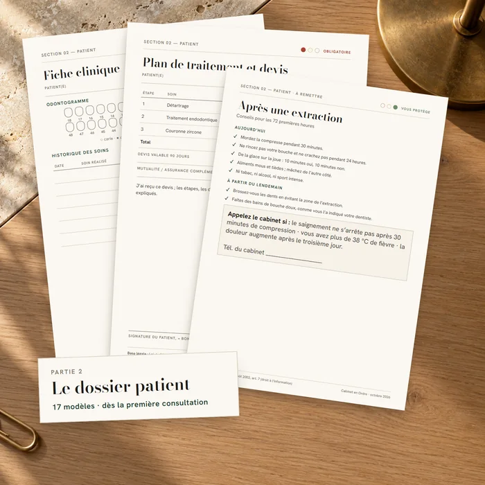 Le dossier patient